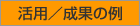 活用／成果の例